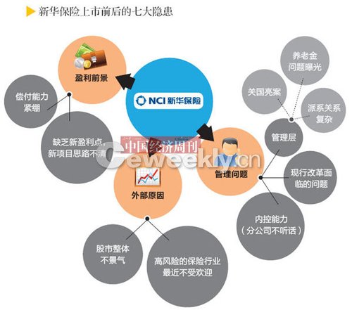 内忧外患步步惊心 新华保险上市存七大隐患